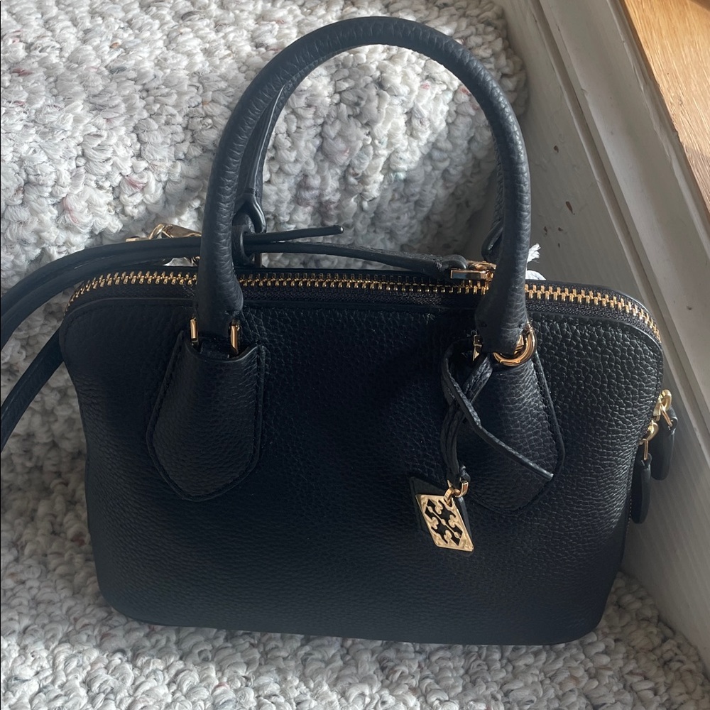 Tory Burch Mini Leather Swing Crossbody Bag ~NWT~ Black